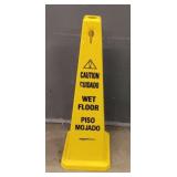Wet Caution Sign
