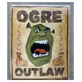Disney Works Metal 'Ogre Outlawï¿½ Sign SEALED