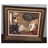 Vintage Print In Frame