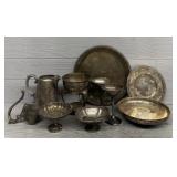 Antique Silver Tone Serveware