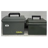 (2) Plastic Ammo Cases