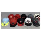 (10) Various Michael Jordan Hats w/ Plastic Case