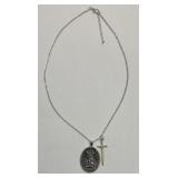 Archangel Michael Shed & Sword Necklace