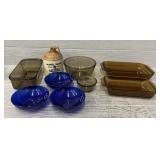(9) Pcs of Glass Kitchen Ware