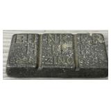 Bunker Hill 99.99 Zinc Block