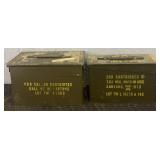 (2) 30 Cal Ammo Boxes