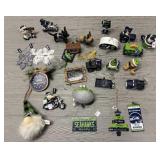 Collection of Seahawks Ornaments