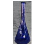 Vintage Cobalt Blue Glass Decanter