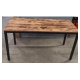 Wood & Metal Desk