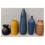 (5) Different Flower Vases