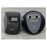 (2) CD and Cassette Walkman