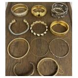 (12) Assorted Fashion Bracelets