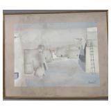 Angela Z Large Canvas Painting