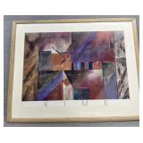 Large Framed Painting Kime