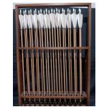 (24) Arrows w/ Display Stand #1