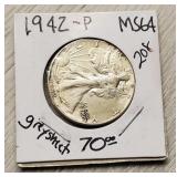 1942-P Walking Liberty Half-Dollar