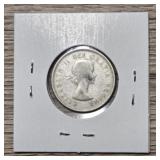 Silver 1962 Canadian Quarter #2