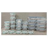 (21) Snapware Tupperware w/ (5) Extra Lids