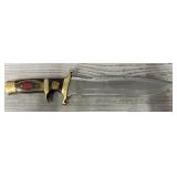 Unmarked Fixed Blade Hunting Knife w/ Sheath