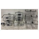 (15) Plastic Food Storage Containers w/ Lids
