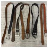 (5) Menï¿½s Leather Belts