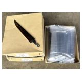 (180) 4' Stainless Steel Knife Blades