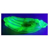 Fenton Uranium Glass Hand