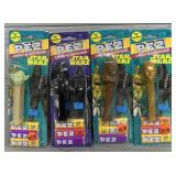 (4) Star Wars PEZ Dispensers