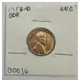 1958-D Lincoln Wheat Cent Unc