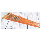 (6) Vintage Bull's Eye Arrows