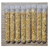 (8) Vials of Gold Foil Leaf Flakes #2