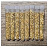 (8) Vials of Gold Foil Leaf Flakes #1