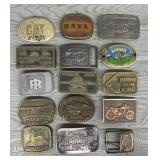(15) Assorted Belt Buckles