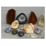 (11) Assortment of Rocks, Sodalite, & Quartz