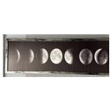 Phases of the Moon Framed Canvas