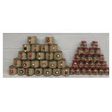 (48) Assorted Decorative Button Jars