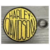 Retired Harley Davidson Ring & Patch