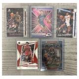 (5) 2021-22 Basketball Cards