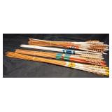 (5) Bundles of 49 Vintage Arrows