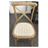 Wooden Chair w/ Padded Seat
