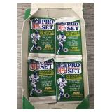 (16) 1990 ProSet Football Card Packs