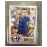 Rare Tom Brady Baseball Card