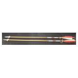 (2) 1953 Cobra 6 Blade Broadhead Arrows