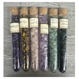 (7) Tubes of Various Precious Stones