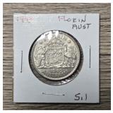 1943 Silver Florin Australian Coin #4