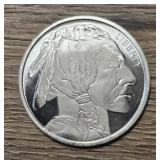 One Ounce Indian/Buffalo Silver Round #4