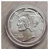 1 oz Silver Mercury Head Round