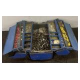 Tool Box w/ Various Nuts, Bolts, Screws, etc.