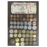Assortment of Foreign Currency