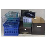 (9) Various Organizer Bins & Boxes